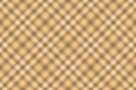 Elegant plaid pattern in warm gold tones. Classic textile design ideal for backgrounds, fashion, or...