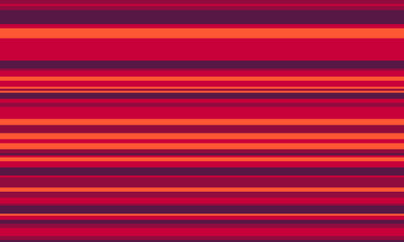Vibrant horizontal stripes in rich red and orange hues create a dynamic, energetic abstract background.のイラスト素材