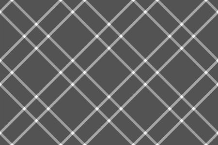 Classic monochrome plaid pattern, subtle textures, gray and white. Timeless design for backgrounds, textiles, wallpaper, and graphic projects.のイラスト素材