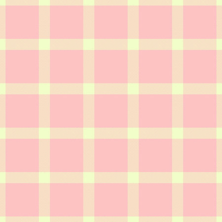 Delicate pink and cream plaid pattern. Soft and calming textile design. Great for backgrounds, crafts, and feminine projects. Versatile, seamless, and classic.のイラスト素材
