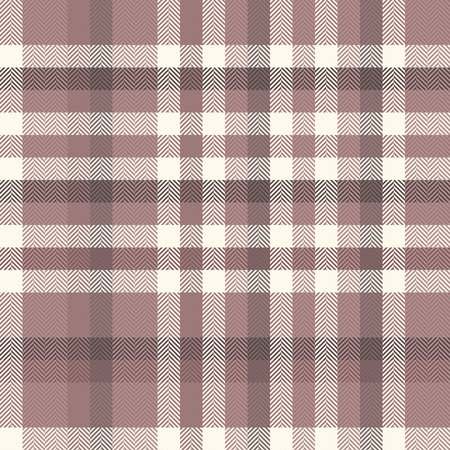 Teen tartan texture seamless, ornament pattern check plaid. Site background fabric vector textile in pastel and sea shell colors palette.のイラスト素材