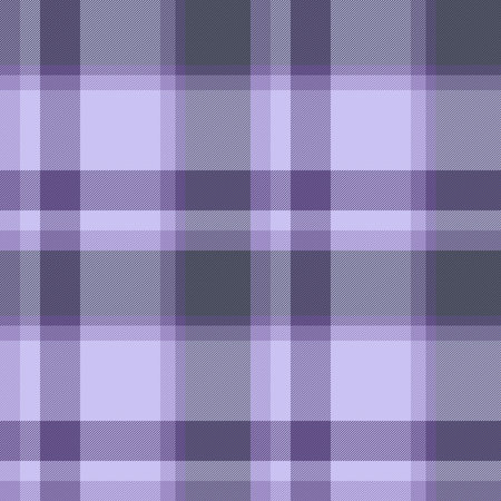 Seamless plaid pattern in shades of purple. Versatile background for textiles, fashion, interiors, or graphic design projects. Classic, cozy, and stylish.のイラスト素材