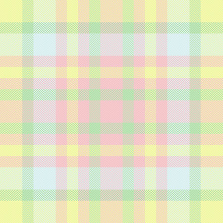 Hunter seamless background check, show textile vector tartan. Platform texture pattern plaid fabric in light and lime colors palette.のイラスト素材
