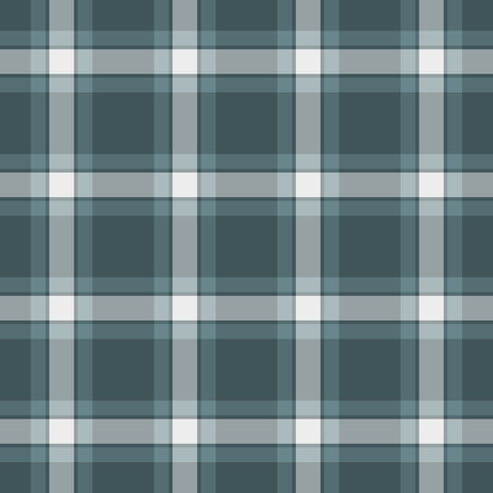 Decorative background fabric check, jersey plaid seamless texture. Commerce vector pattern textile tartan in pastel and gray colors palette.のイラスト素材