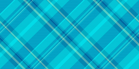 Cool, modern blue plaid pattern. Ideal for backgrounds, fabrics, or digital designs. Abstract and visually appealing texture.のイラスト素材