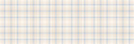 Jacket plaid vector pattern, tradition tartan fabric check. Overlayed texture background seamless textile in light and sea shell colors palette.のイラスト素材