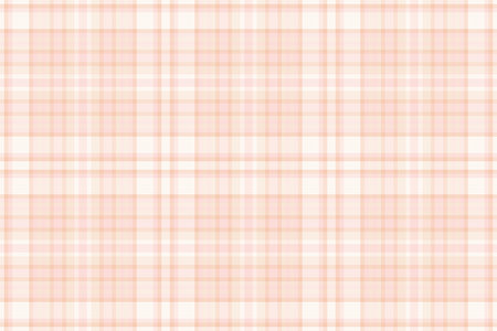 Soft peach plaid pattern. Classic textile design, ideal for backgrounds, fabrics, and designs that require a gentle and harmonious aesthetic.のイラスト素材