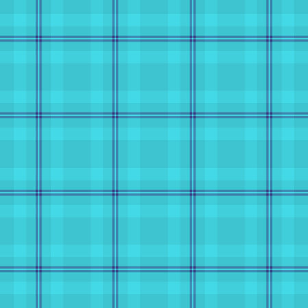 Calm, stylish, teal plaid pattern. Seamless design, perfect for backgrounds, textiles, or digital paper. Offers a clean, modern aesthetic and versatile use.のイラスト素材