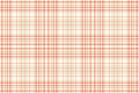 Pop texture check fabric, pano plaid background vector. Copy space pattern seamless tartan textile in orange and light colors palette.のイラスト素材