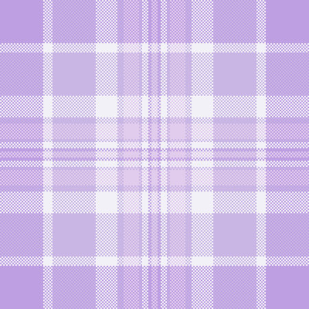 Small plaid vector seamless, hippy pattern fabric background. Linear texture textile tartan check in light and white colors palette.のイラスト素材