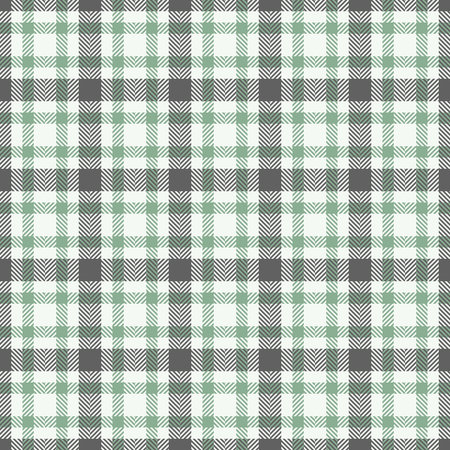 Cozy seamless textile plaid, antique vector check fabric. Delicate background texture pattern tartan in white and pastel colors palette.のイラスト素材