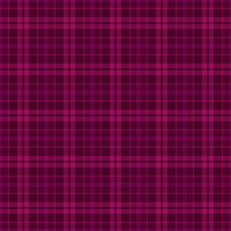 November fabric vector background, tile seamless texture textile. Shape pattern tartan check plaid in pink and dark colors palette.のイラスト素材