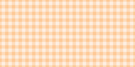 Lady fabric seamless tartan, drawing textile texture plaid. Elegant pattern background check vector in orange and light colors palette.のイラスト素材
