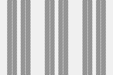 Template vector texture stripe, open vertical background fabric. Sariation textile seamless pattern lines in white and gray colors palette.のイラスト素材