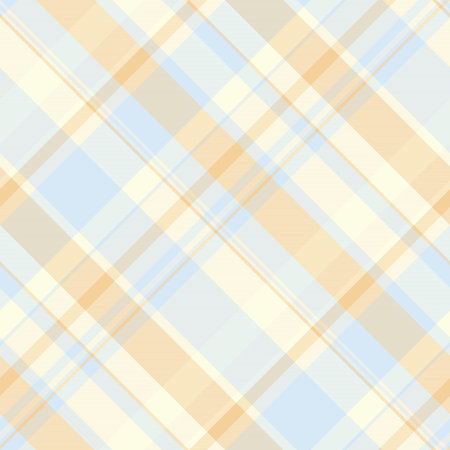 Soft plaid pattern in pastel colors. Gentle textile texture. Great for backgrounds, apparel, or design projects needing a calming versatile graphic.のイラスト素材