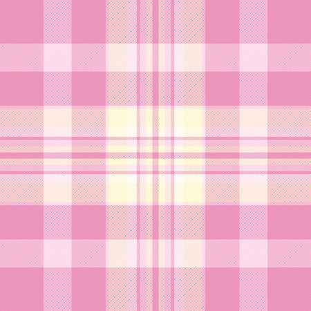 Soft pink plaid pattern, perfect for backgrounds, textiles, or design projects. Adds a touch of warmth and elegance. Versatile for various creative applications.のイラスト素材