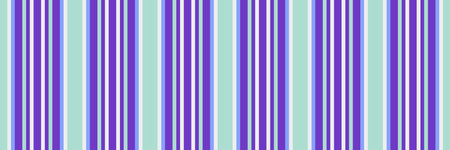 Individuality textile vertical stripe, school texture background seamless. Tefresh lines fabric vector pattern in violet and white colors palette.のイラスト素材