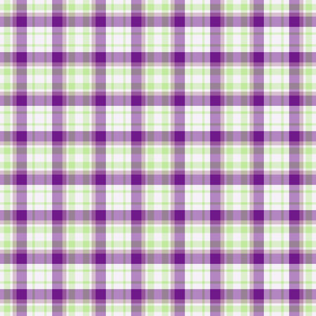 Vibrant checkered pattern of purple, light green, and white. Ideal for backgrounds, textiles, or graphic design. Modern, versatile, and visually appealing design.のイラスト素材