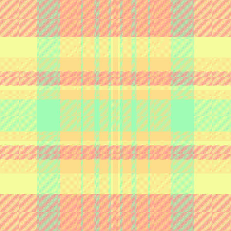 Glamor pattern plaid vector, event fabric textile texture. Mockup check seamless background tartan in amber and red colors palette.のイラスト素材