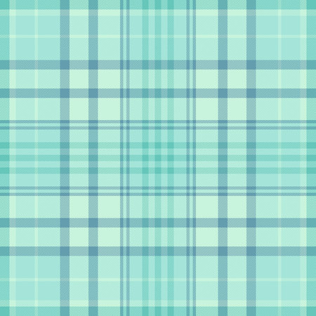 Improvement background tartan pattern, day texture seamless check. Suit fabric plaid vector textile in light and cyan colors palette.のイラスト素材