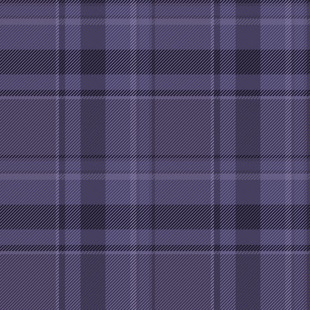 Interior textile pattern seamless, various background plaid check. Halloween fabric texture tartan vector in pastel and indigo colors palette.のイラスト素材