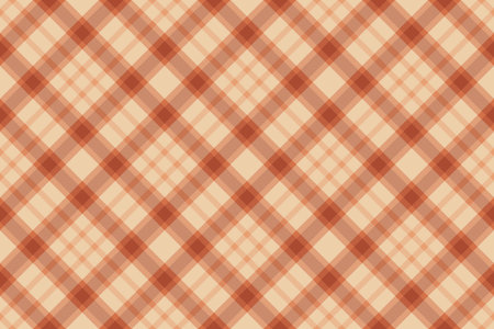 Seamless plaid pattern in warm, earthy tones. Evokes rustic charm and cozy comfort. Perfect for textiles, backgrounds, or classic design projects. Versatile texture.のイラスト素材