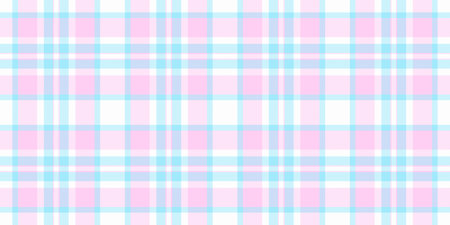 Striped pattern fabric vector, traditional background texture seamless. Website tartan check textile plaid in white and light colors palette.のイラスト素材