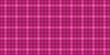 Peach check seamless fabric, loft textile pattern plaid. Official texture background vector tartan in pink color palette.のイラスト素材