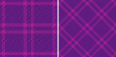 Textile background tartan of plaid fabric vector with a seamless pattern texture check. Set in dark colors. Picture frame ideas.のイラスト素材
