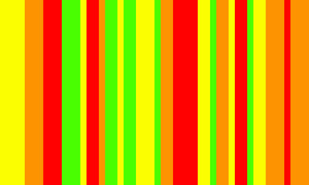 Vibrant vertical stripes in red, yellow, orange, and lime green create a dynamic, energetic background perfect for websites, presentations, or playful designs.のイラスト素材