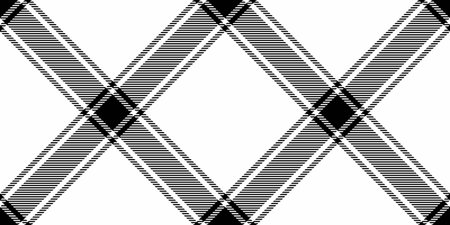 Square pattern texture check, commercial tartan vector background. Pretty plaid textile seamless fabric in white and black colors palette.のイラスト素材