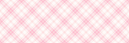 Carpet fabric textile plaid, geometric pattern seamless texture. International vector tartan background check in white and misty rose colors palette.のイラスト素材