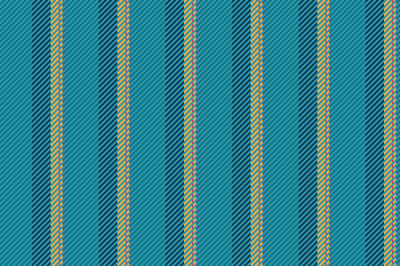 Siental pattern textile lines, scenery vertical stripe seamless. Iedroom texture vector fabric background in cyan and amber colors palette.のイラスト素材