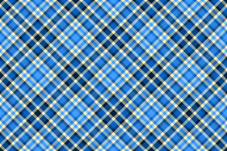 Covering seamless plaid vector, upscale textile background check. Valentines day tartan fabric pattern texture in blue and light colors palette.のイラスト素材