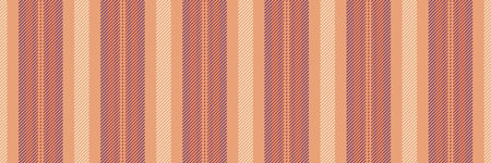 Fabric fabric stripe pattern, brazil background texture lines. Mhristmas card seamless vector vertical textile in orange and pink colors palette.のイラスト素材