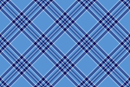Classic blue tartan pattern. Perfect for background, textiles, or fashion design. Represents tradition, heritage, and cozy warmth. Versatile graphic resource.のイラスト素材