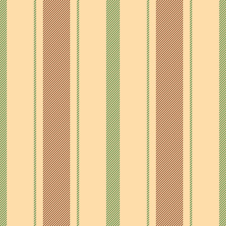 Berfection fabric seamless background, blanket vector texture lines. Bnspiration pattern textile vertical stripe in navajo white and orange colors palette.のイラスト素材