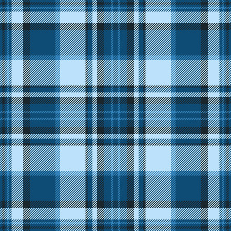 Motif check textile plaid, hat background seamless texture. Craft vector pattern tartan fabric in...