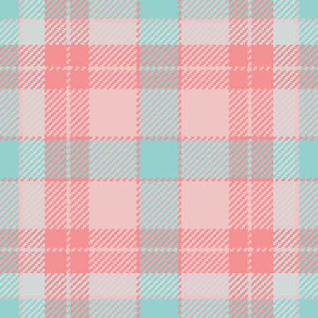 Upscale seamless plaid texture, ribbon textile check background. Unique pattern fabric tartan vector...