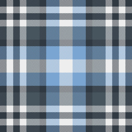 Stylish plaid pattern in blue gray hues. Classic checkered design conveys tradition comfort. Ideal...