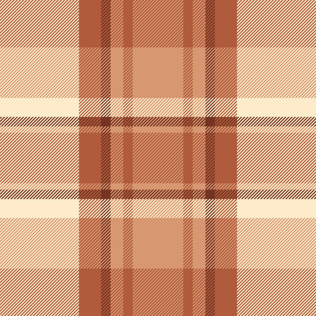 Minimal tartan background seamless, fade textile texture fabric. Printout plaid vector pattern check...