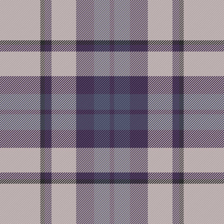 Magazine texture tartan textile, string vector seamless pattern. Smooth plaid check fabric...