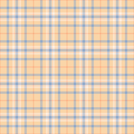 Popular textile tartan fabric, bisque pattern seamless vector. Manufacturing check texture...
