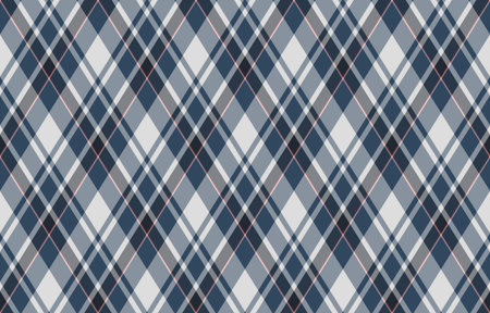 Argyle seamless pattern of geometric rhombus. Harlequin check wallpaper design. Vector classic...