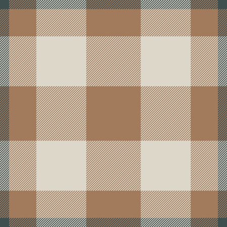 Horizon background pattern plaid, 1950s tartan check fabric. Window seamless textile texture vector...