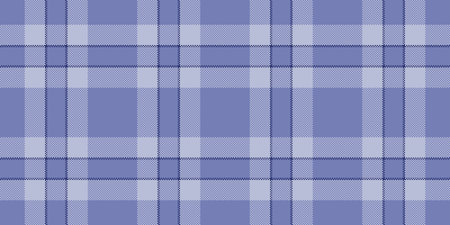 Hispanic textile background pattern, handsome fabric seamless vector. Flow tartan check plaid texture in blue and light colors palette.のイラスト素材