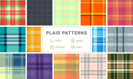 Plaid pack for layering and seasonal casual wear. Multiple tartan patterns create variety for...