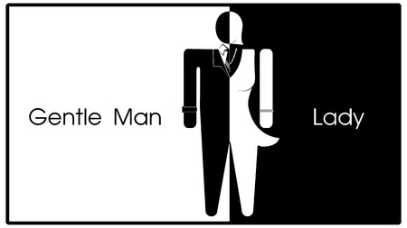 Restroom Signのイラスト素材