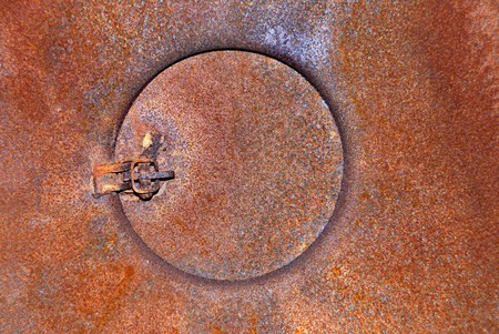 Closeup of the rusty grunge metal backgroundの写真素材