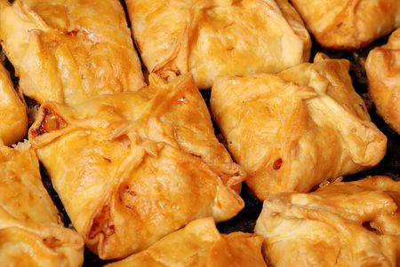 Background from just baked home made rollsの写真素材